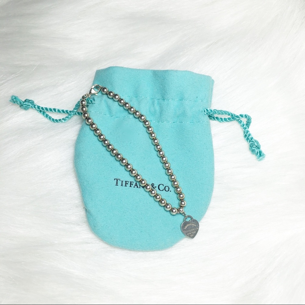 Tiffany & co. Bracelet bead silver heart .925